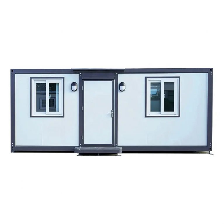 Metal Bridge Expandable Prefab Home, Modern Portable Office 7ft x 20ft with Bedroom Cabin, Exquisitely Designed Modern House for Live & Work